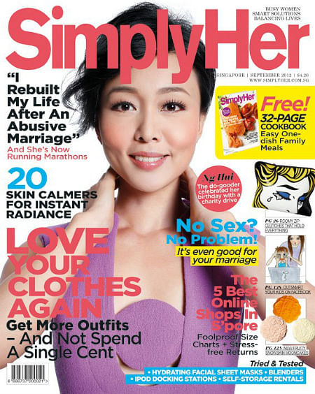 SimplyHer Sept 2012, Singapore women's magazine